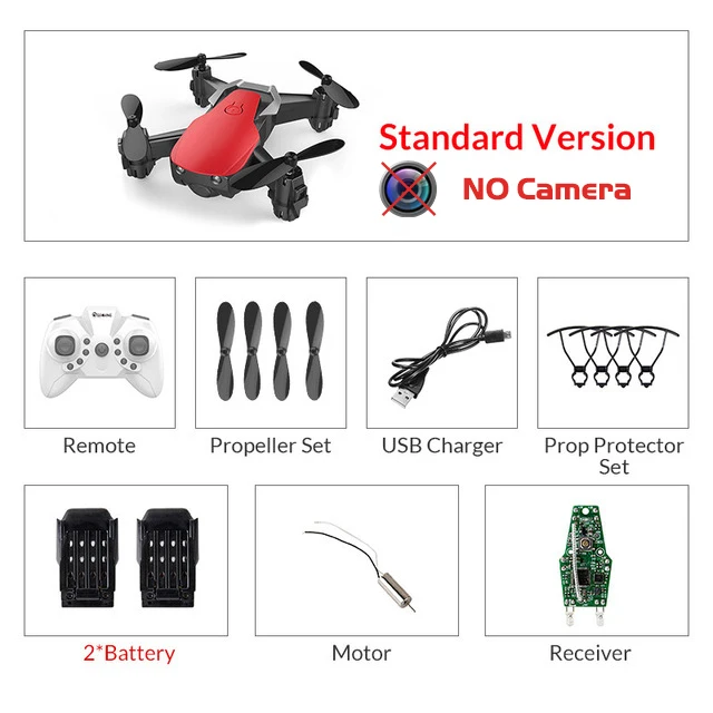 red30w2batteries Eachine E61 E61HW Мини WiFi FPV с HD камерой высота режим удержания складной Радиоуправляемый Дрон Квадрокоптер RTF - Цвет: red30w2batteries
