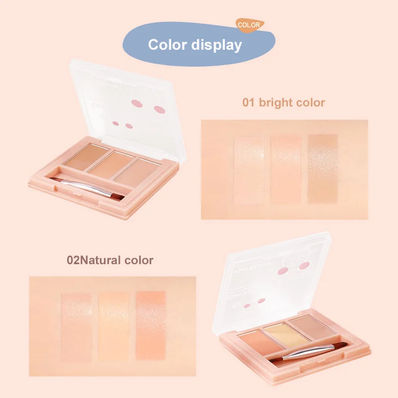 

Moisturizing Concealer Face Cosmetic Cover Acne Marks Dark Circles Brighten Face Waterproof Lasting Foundation Concealer TSLM2