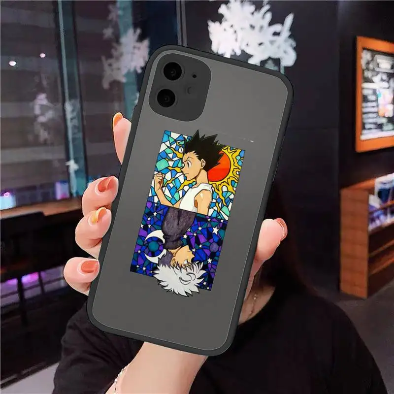

Hunter X Hunter Killua Zoldyck Phone Cases Matte Transparent for iPhone 7 8 11 12 s mini pro X XS XR MAX Plus cover funda