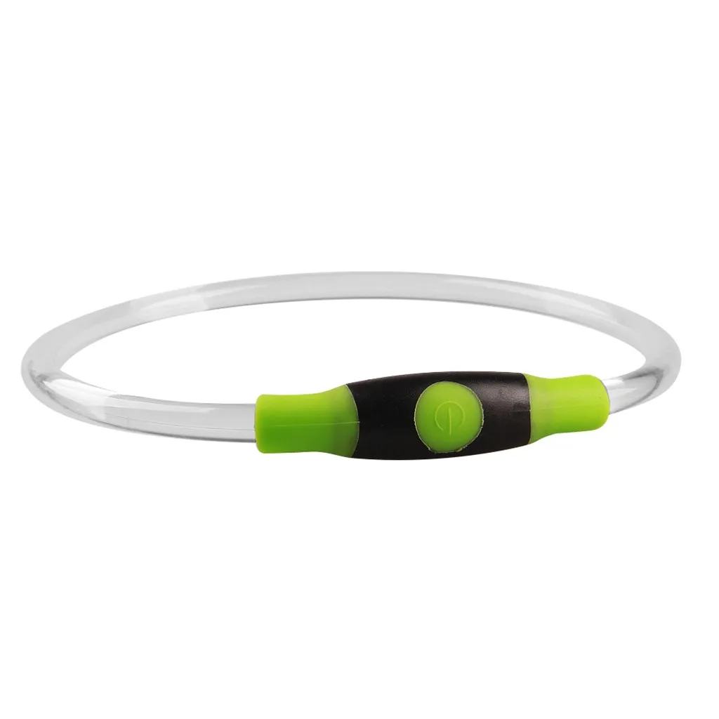 Светящийся флуоресцентный ошейник для собак товары домашних животных