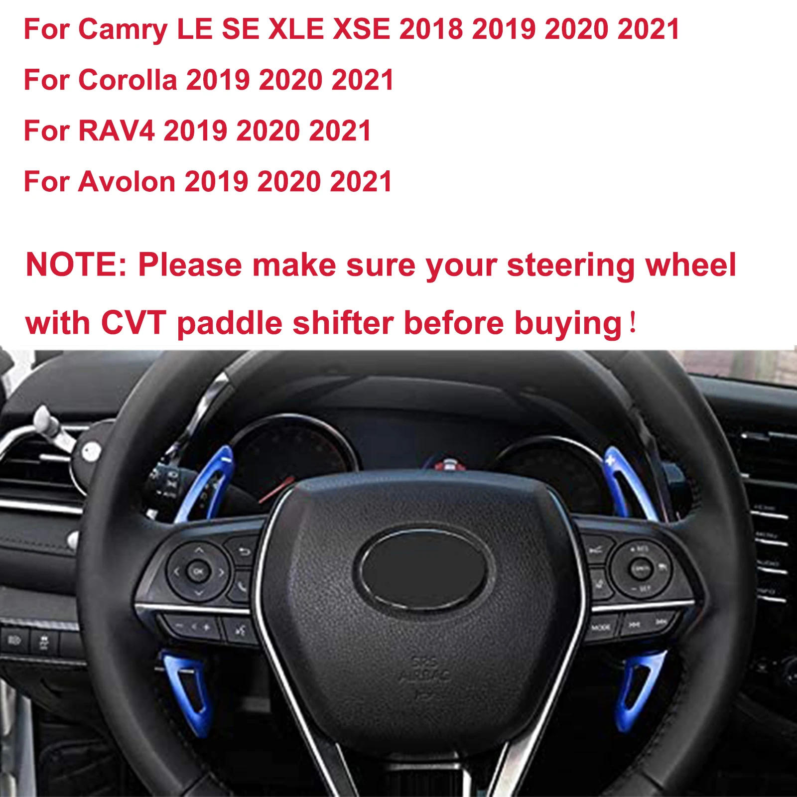 Алюминиевый Рычаг переключения передач на рулевое колесо 2 шт. удлинитель для Toyota