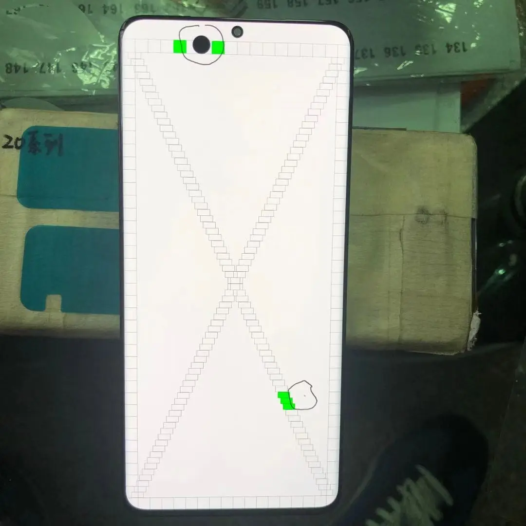 

6.7'' Original AMOLED s20 plus lcd with dead pixels For Samsung s20+plus LCD G985 G985F No Frame Display Touch Screen Digitizer