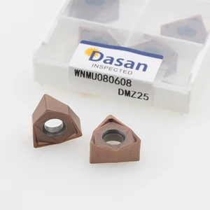10 шт. WNMU080608 WNMU040304 карбидные фрезерные Вставки Режущий инструмент ножи лезвия торцевая фреза вставка резак инструменты Токарный Станок