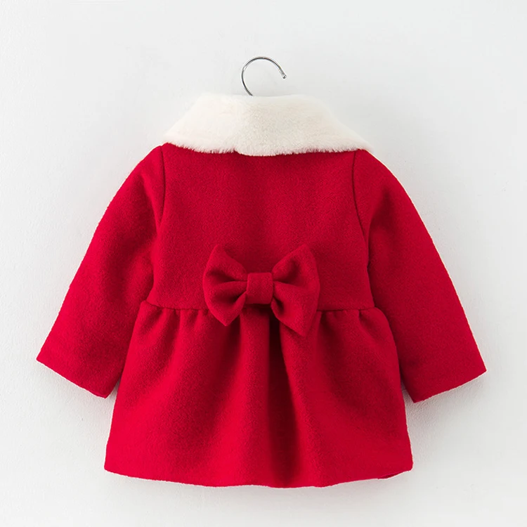 2019 зимнее меховое пальто для маленьких девочек зимняя теплая шерстяная куртка