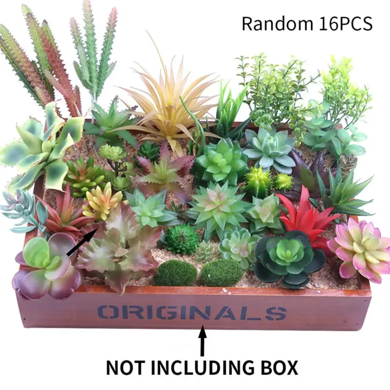 Суккулентные растения DIY искусственные мини-цветы для сада домашний декор