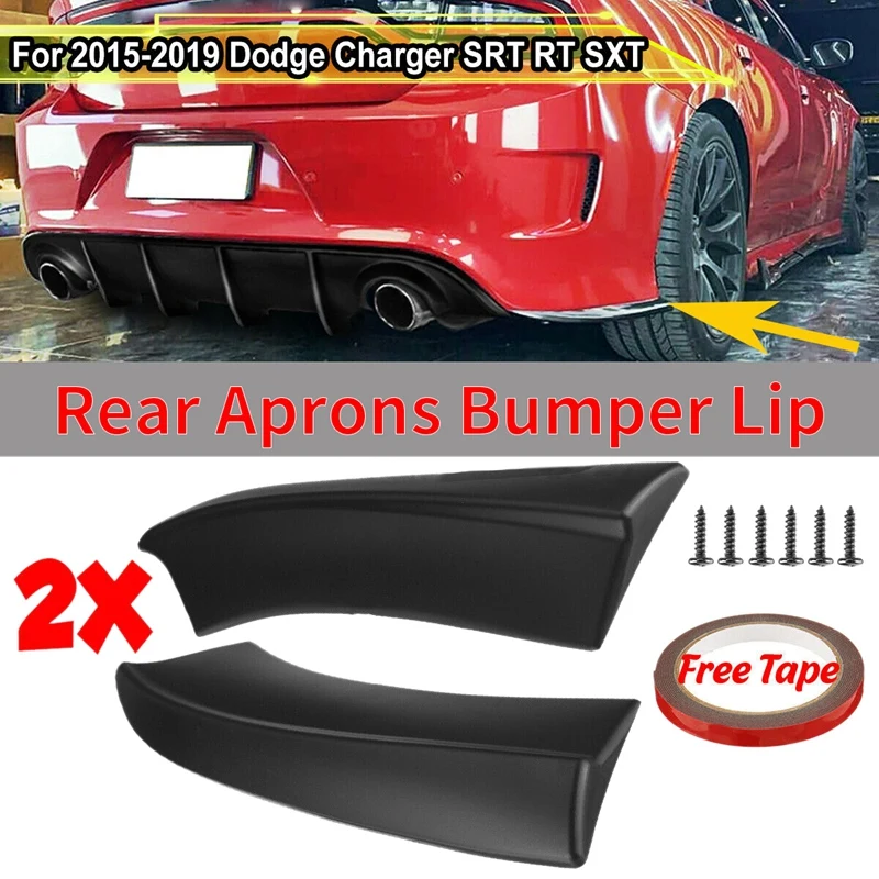Car Rear Bumper Lip Splitters Canards Side Aprons Cover for Dodge Charger SRT RT SXT 2015-2021 | Автомобили и мотоциклы