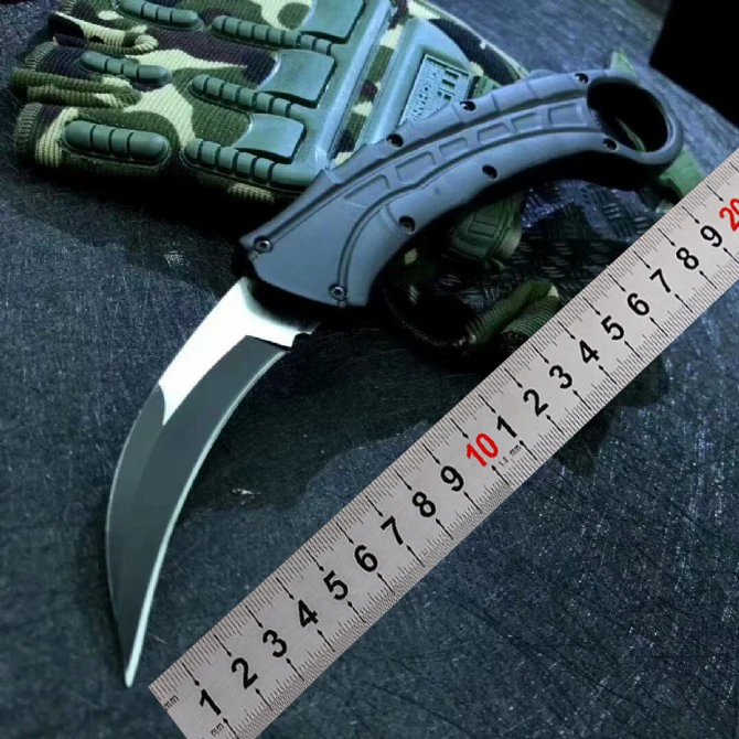 Керамбит складной нож D2 лезвие Тактический кемпинг боевой Выживание Охота