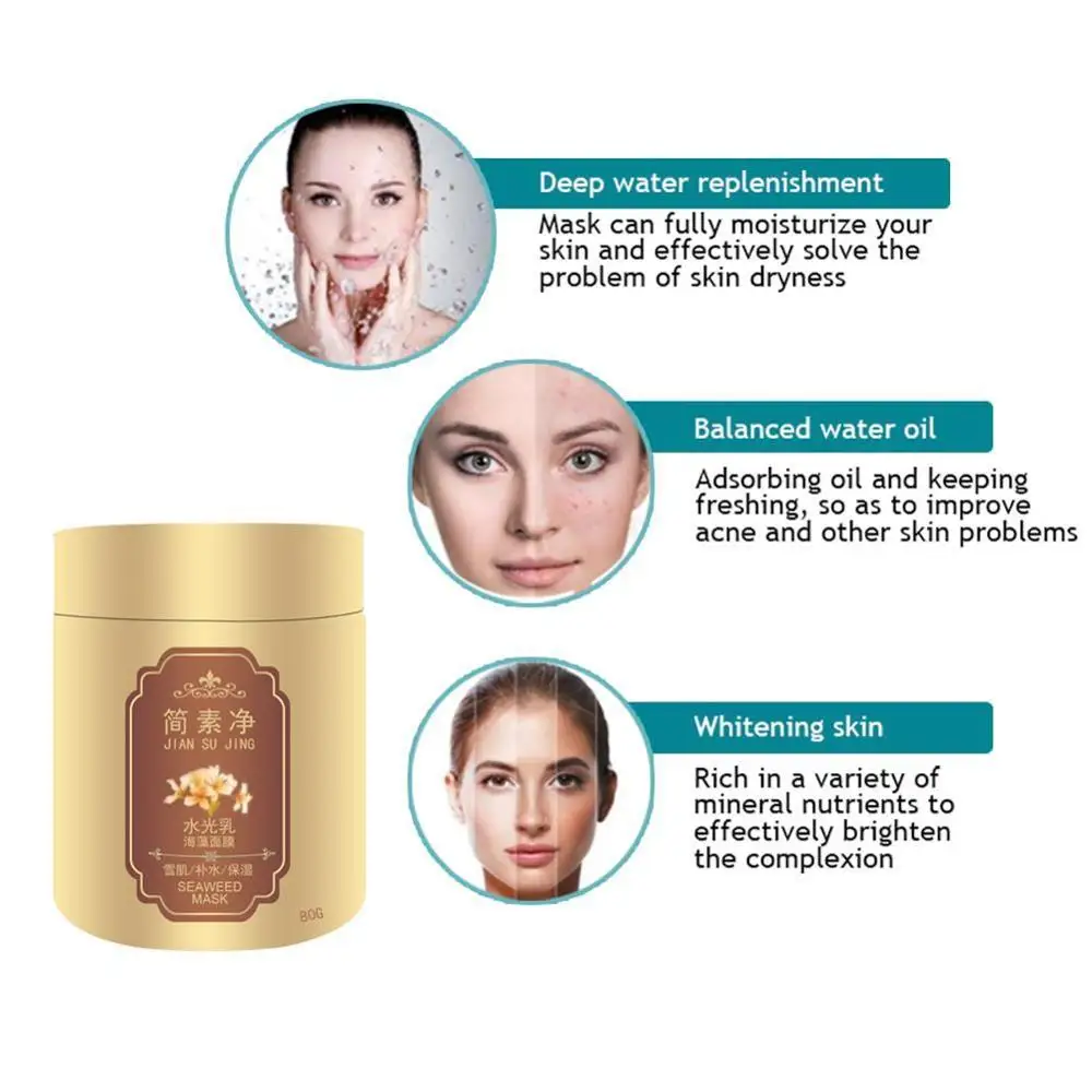 

120g moisturizing mask Natural Seaweed Mask Collagen Beauty Mask Whitening Moisturizing Mask Anti Aging