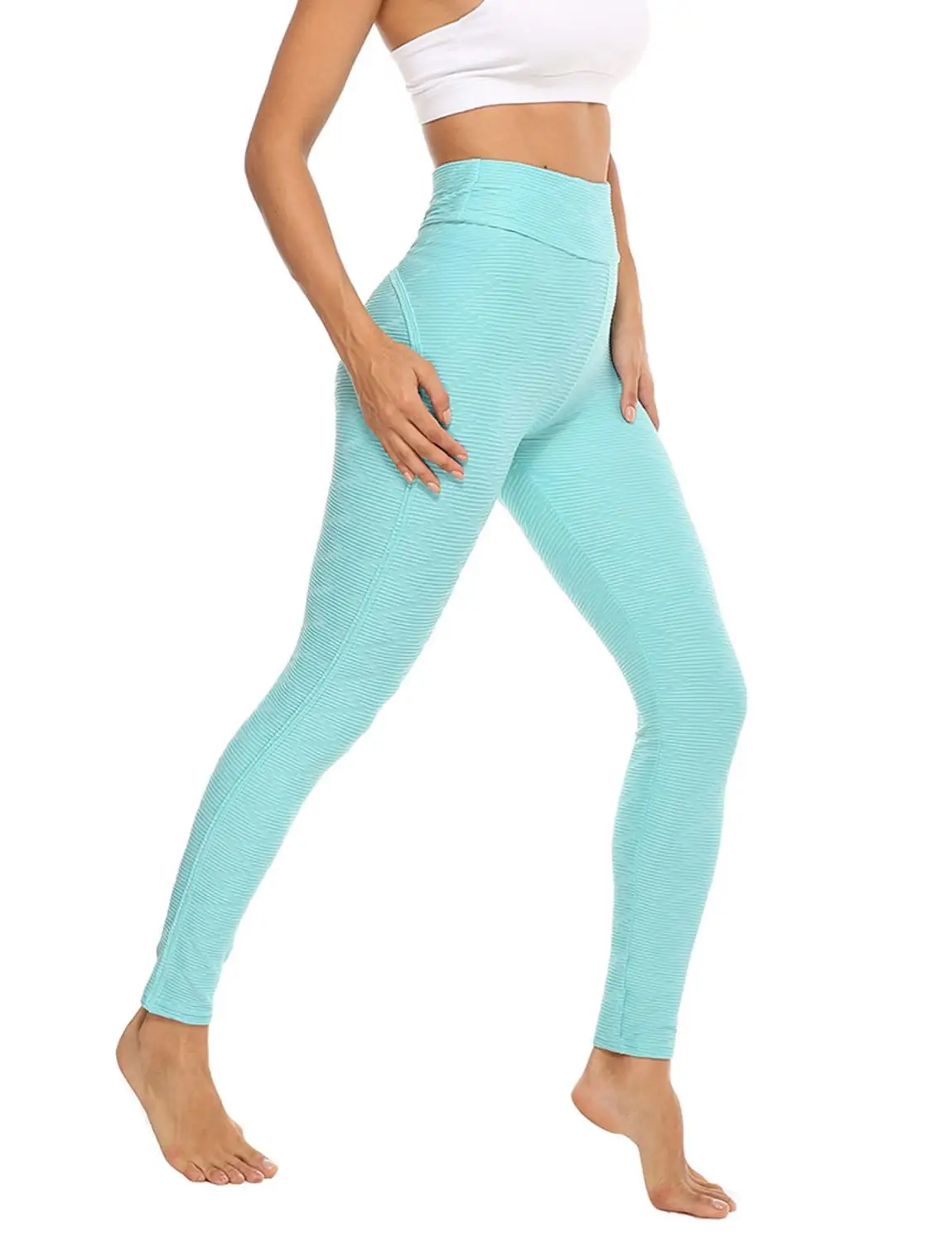 Женские леггинсы с эффектом пуш ап JGS1996 спортивные штаны высокой талией