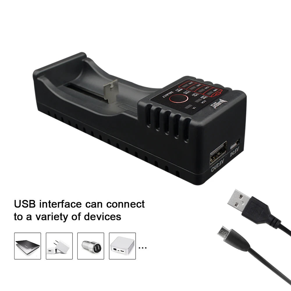 18650 зарядное устройство для 26650 16340 RCR123 14500 LiFePO4 1 2 в Ni MH Cd перезаряжаемый