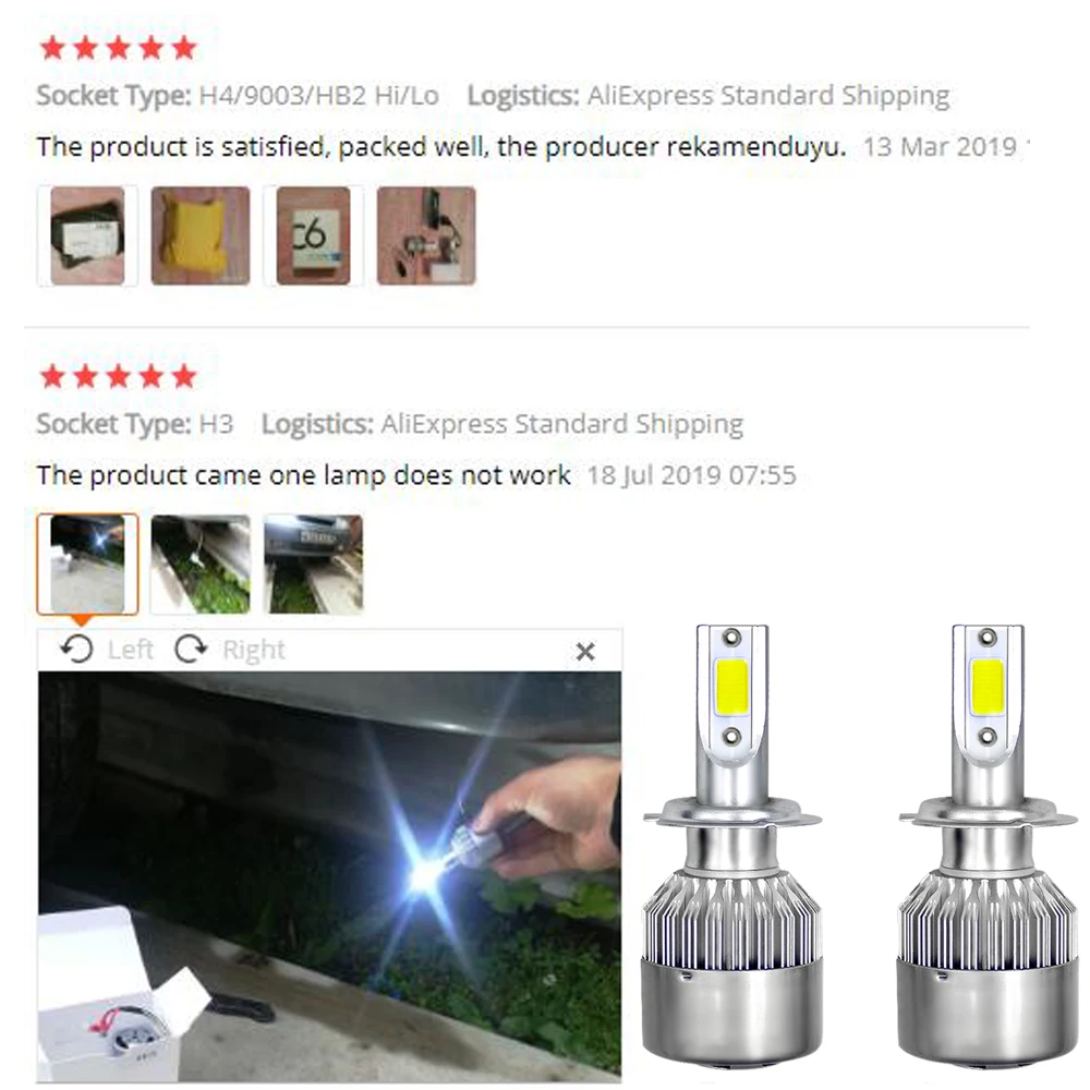 H4 светодиодный H1 H3 H11 880 9005 HB3 9006 HB4 H13 9004 9007 H7 светодиодный 9003 HB2 супер яркие фары лампа 36 W 6000 K Авто Лампа укладки