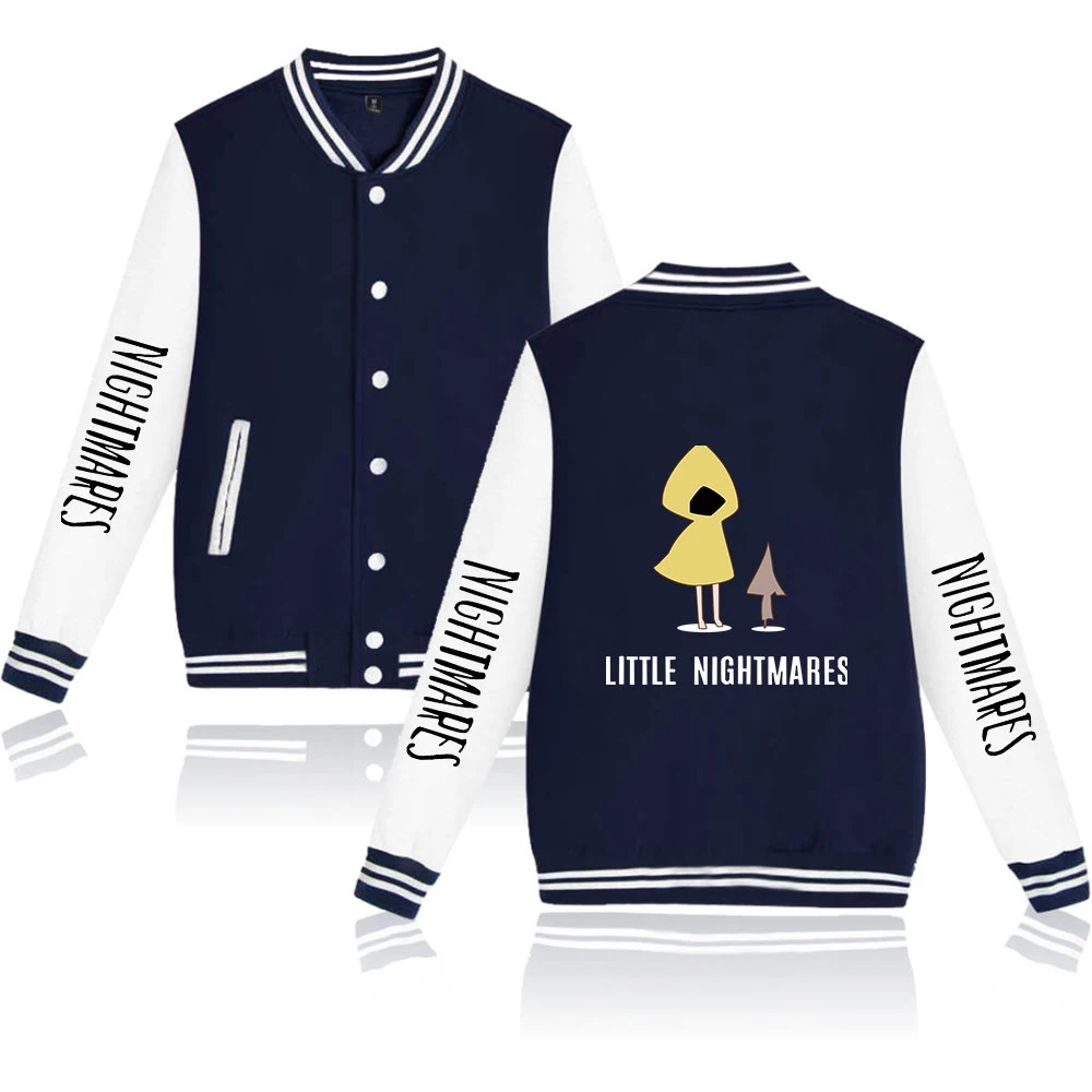 

Little Nightmares baseball jacket unisex sweatshirt fashion jacket Harajuku streetwear cartoon casual clothes xxs-4xl