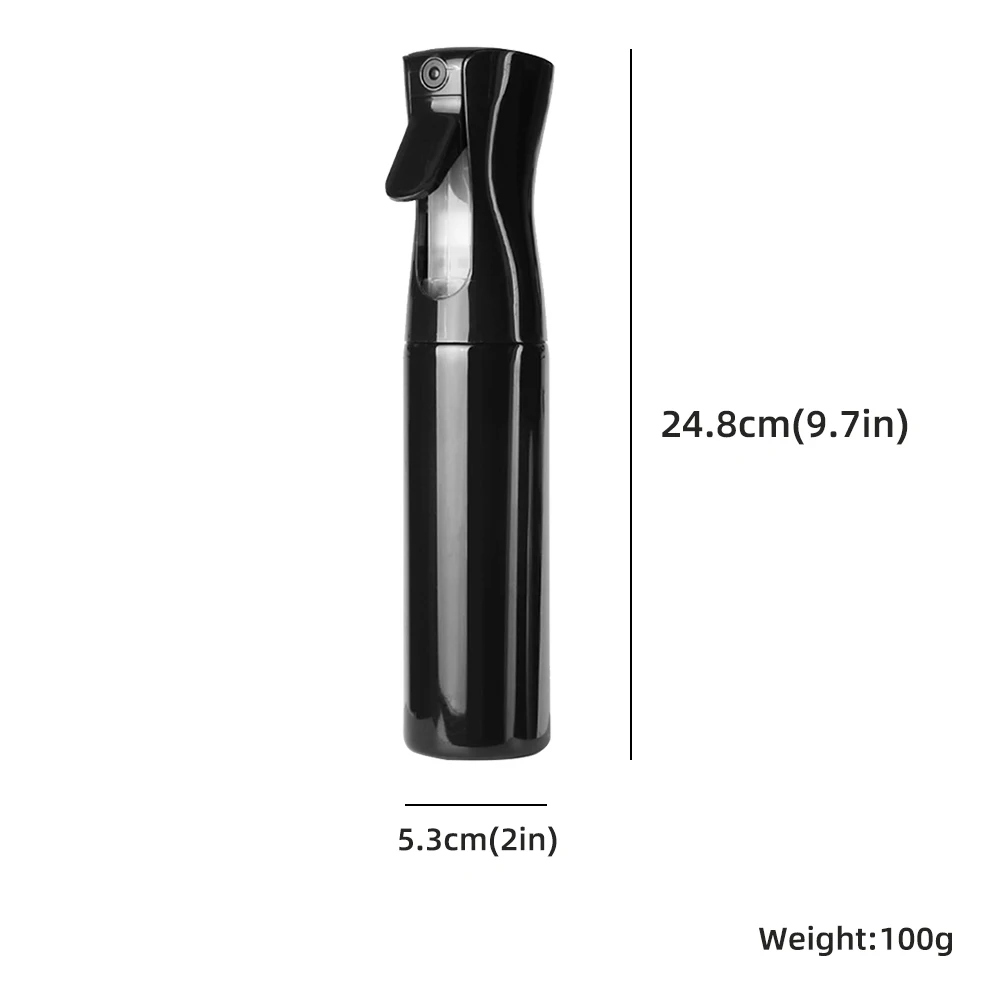 

300ml Portable Hairdressing Spray Bottle Refillable Mist Sprayer Bottle Hair Continuous Spray Bottle Continuous Spray Dropship