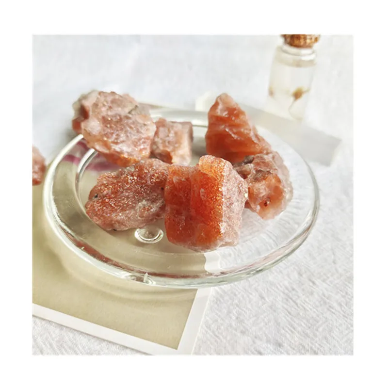 

Gold Sunstone Natural Carved Rough Stones For Home Decoration