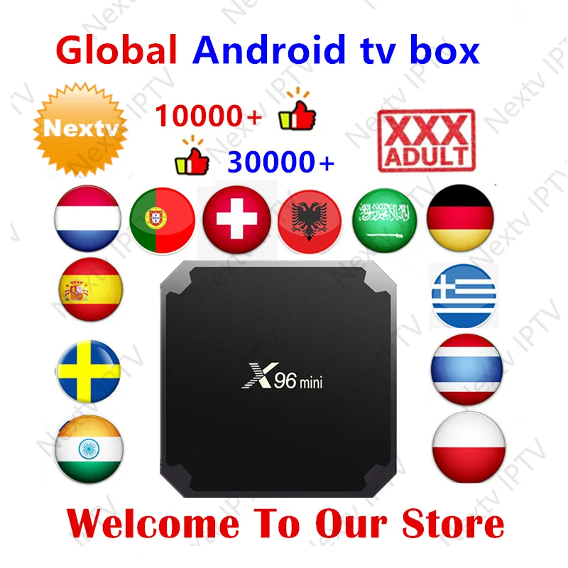 Глобальная ТВ-приставка x96 ip на android немецкая швейцарская голландская шведская