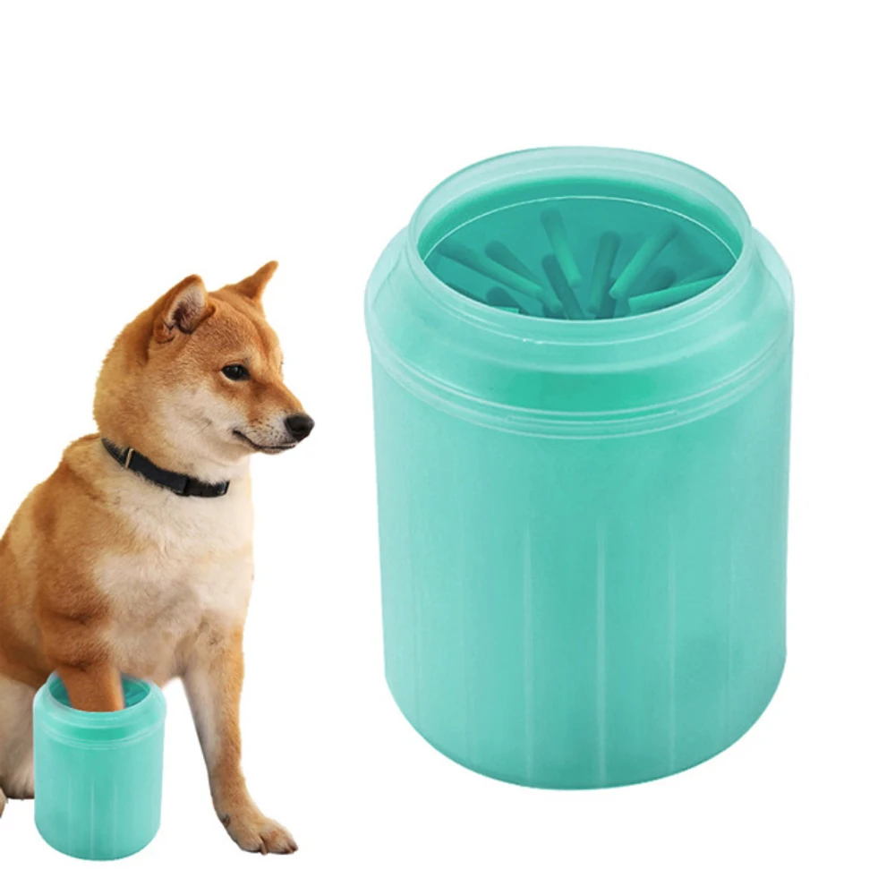 

Pet Dog Foot Cleaning Cup Paw Brush Cleaning Tool Outdoor Washing Machine Dog Foot Cleaner Portable Washer Pet Foot Washing Tool