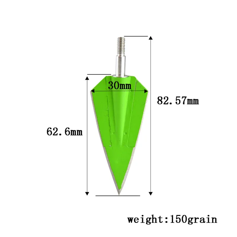 

12pcs/lot Broadhead Hunting Arrow head Recurve Compound Bow Crossbow Slingshot Stainless Steel Arrowheads arrow shaft Universal