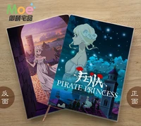 anime pirate princess diary school notebook paper agenda schedule planner sketchbook gift for kids notebooks office supplies
