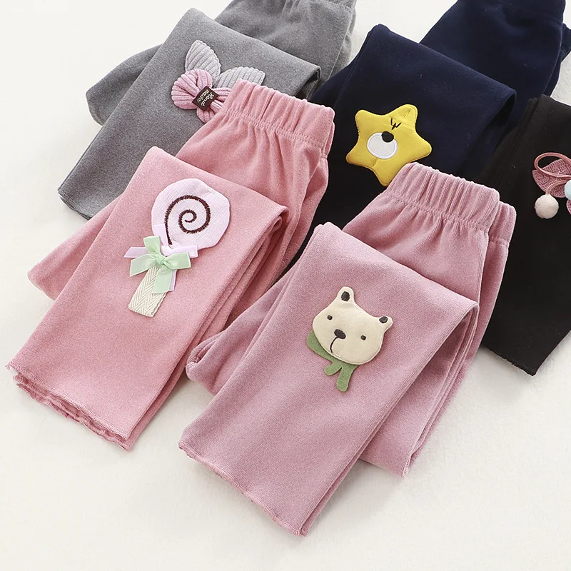 Леггинсы для девочек 2 9 лет с мультяшным принтом|Леггинсы| |