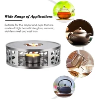 1pc high quality and durable stainless steel tea warmer with tea light holder for tea and coffee pots