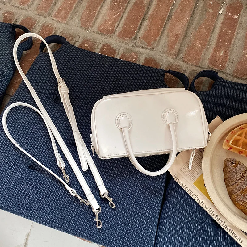 

Soft Top-Handle Tote Women Pu Leather Handbag Girl Shoulder Messenger Bags Female