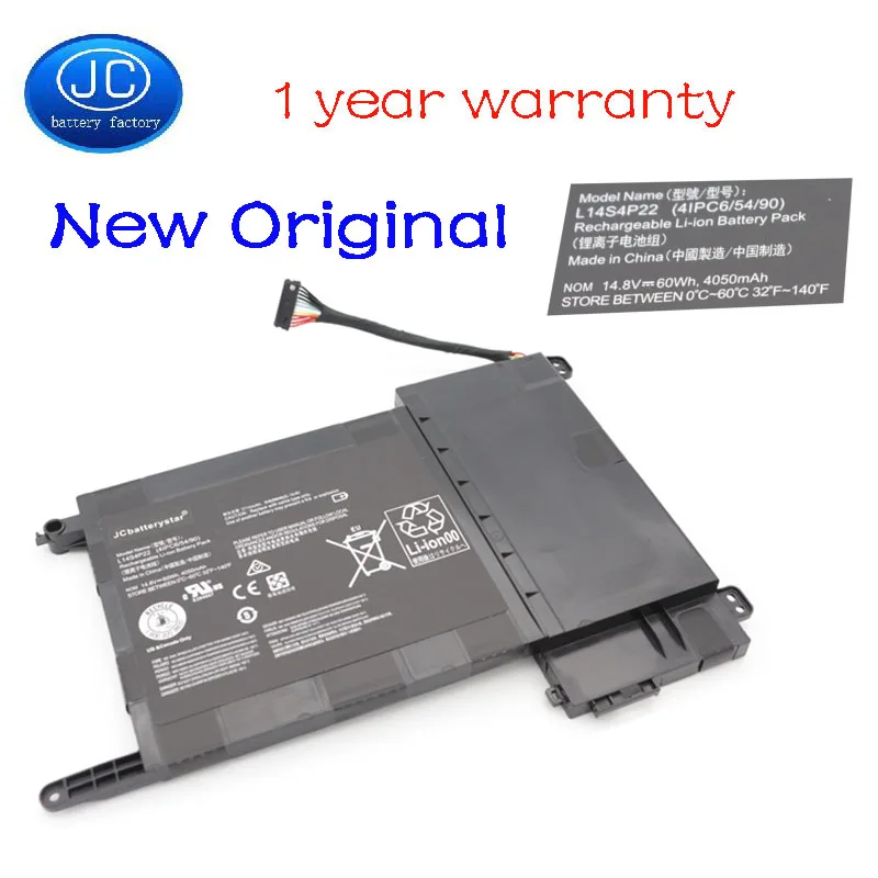 

JC L14S4P22 новый оригинальный аккумулятор для ноутбука Lenovo IdeaPad Y700 Y700-17iSK Y700-15ISK 5B10H22084 L14M4P23 14,8 V 60wh 4050mAh