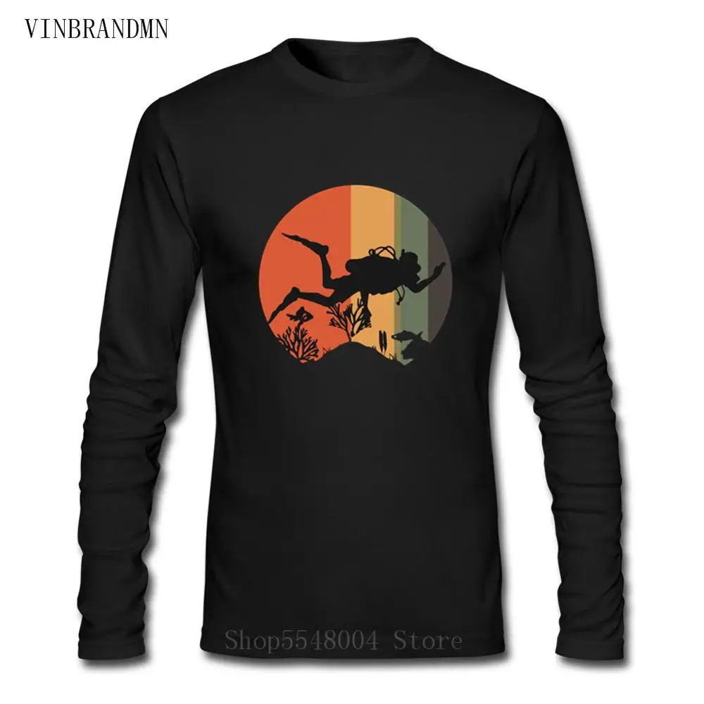 Фридайвинг One Breath Diver Apparel Ocean футболка с морским принтом 2020 летняя модная для