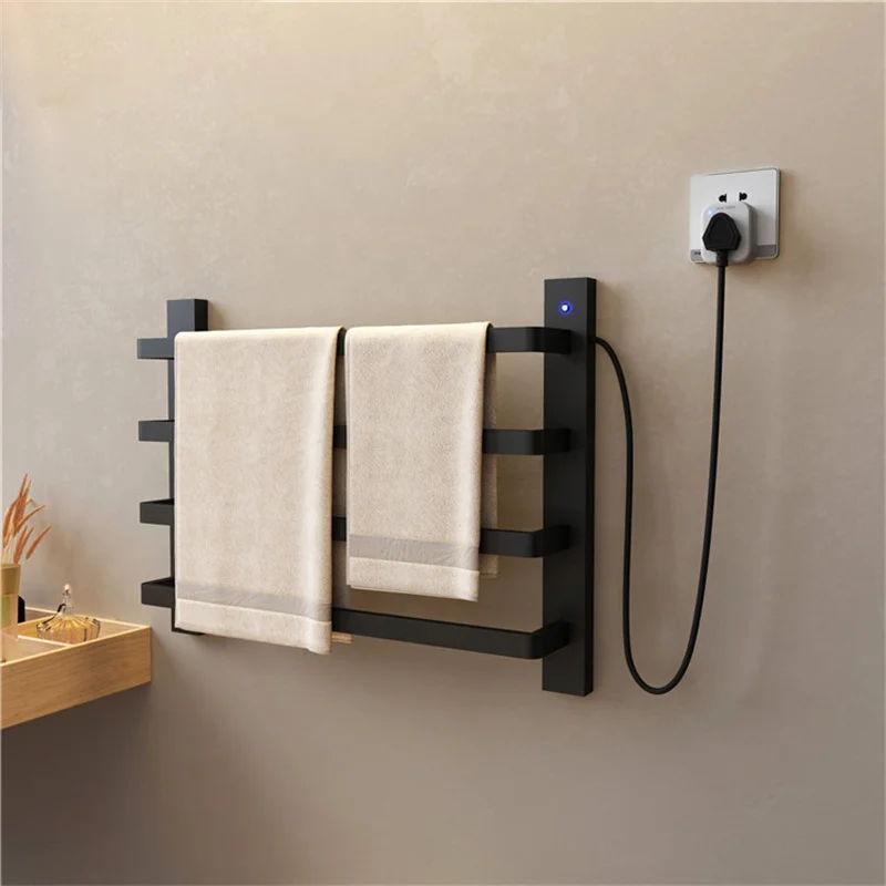 Buy Smart portasciugamani a parete in acciaio inossidabile economizza Eectrothermal Home Rack scaldasalviette elettrico scaldino impermeabile WiFi MJ12