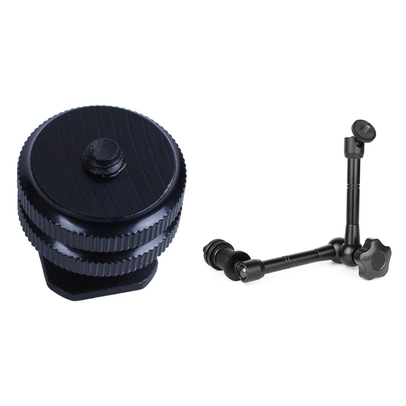 2 Pcs Durable Pro 1/4Inch Mount Adapter &amp 1 Magic Arm 11 Inch Articulating | Электроника