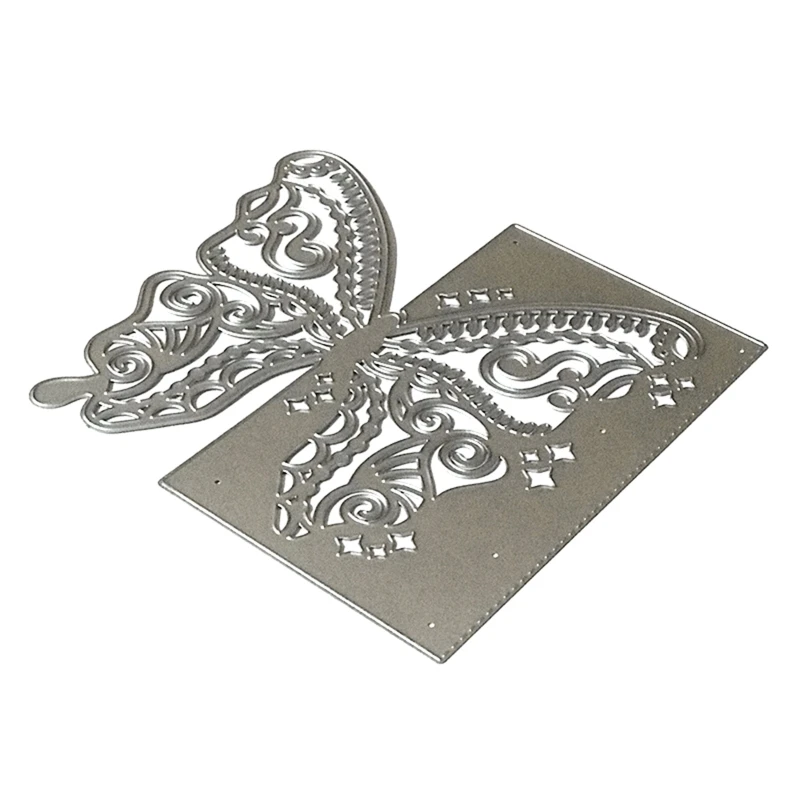 

Свадебные металлические Вырубные штампы в виде бабочек, фотоальбом, бумажная карта, шаблон, форма, тиснение, крафтовое украшение