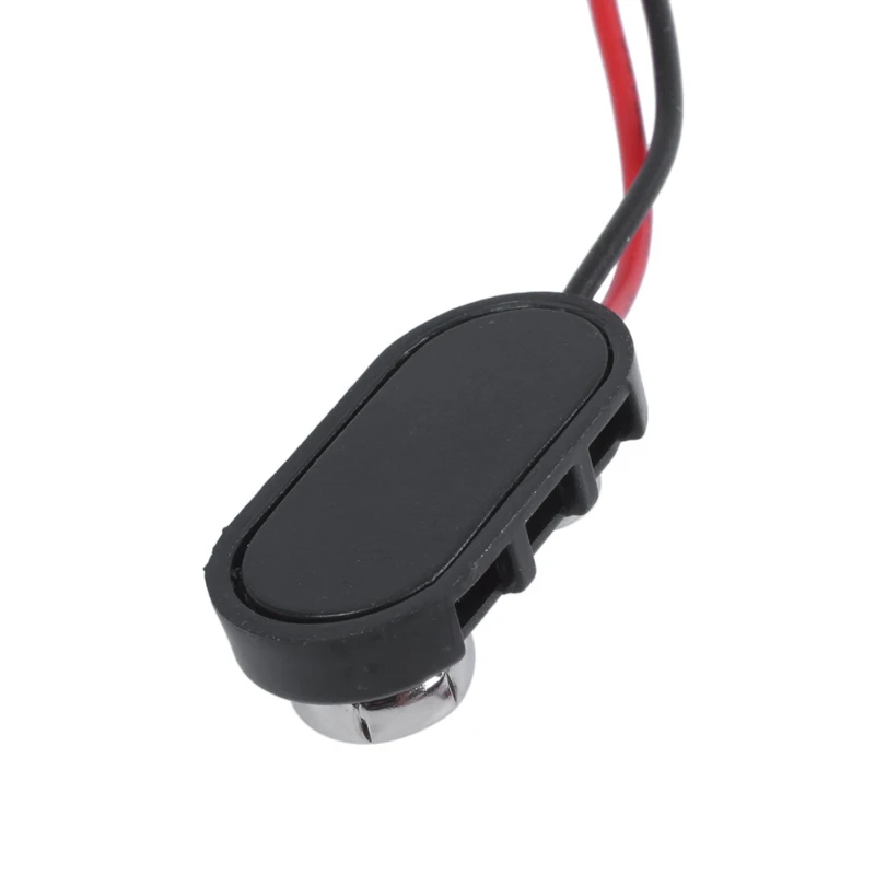 

5 x black plastic case 14, 99 cm 2 - cable connector 9 V rechargeable battery