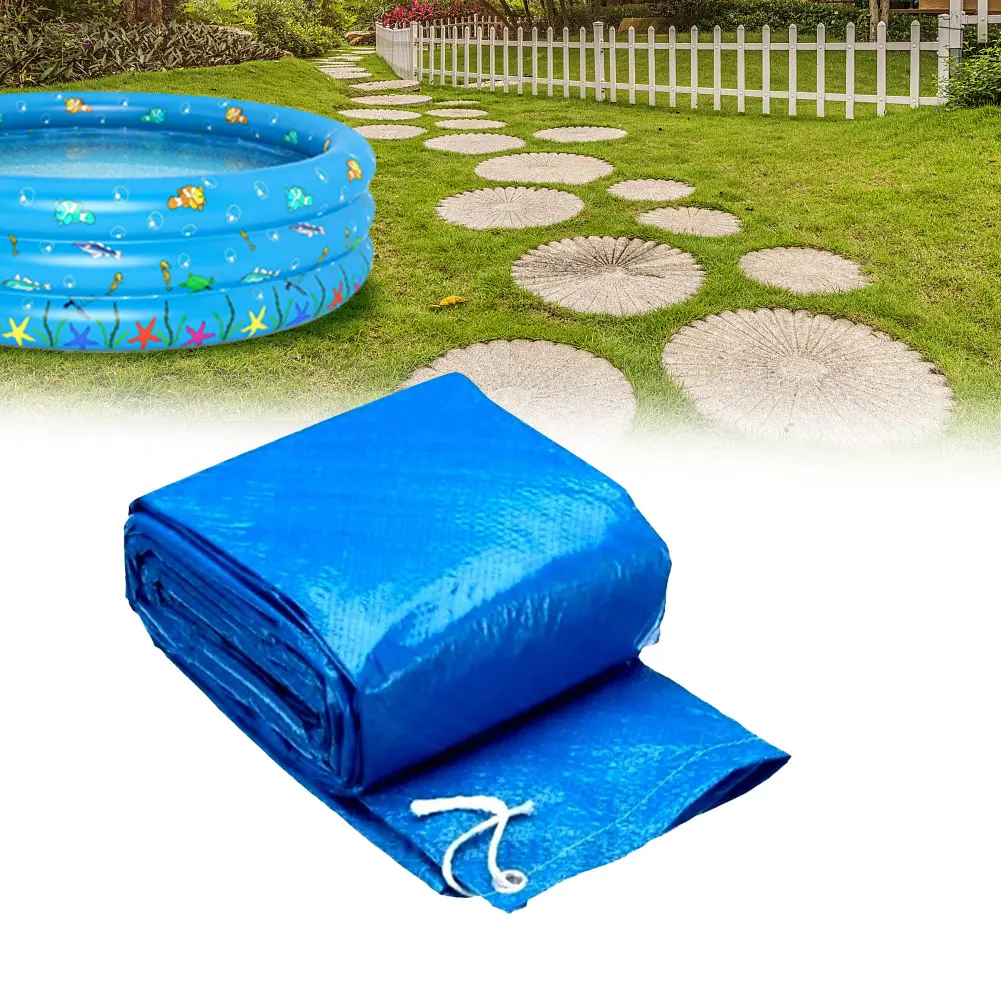 

Fit 6FT/8FT/10FT Swimming Pool Outdoor Villa Garden Swimming Pool Large Swimming Pool Waterproof Rain Cloth Dust Cover Swimming