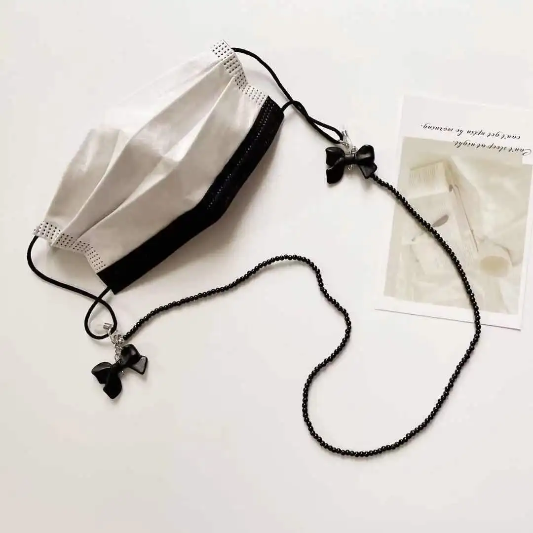 

Fashion Glasses Chain Acrylic Anti-lost Mask Lanyard Simple Black Reading Glasses Sunglasses Holder Strap Eyewear Jewelry Gifts