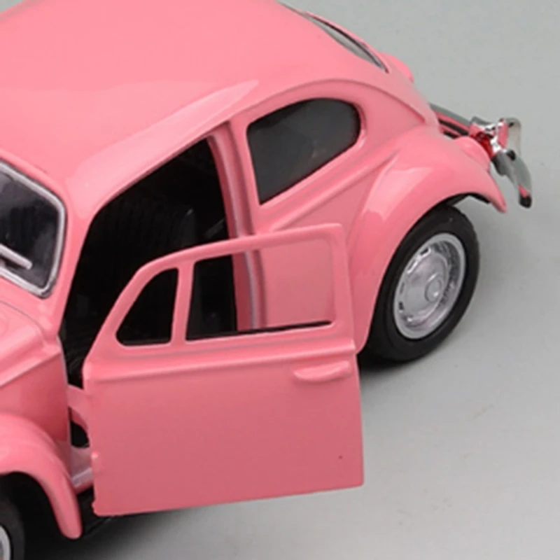 

Vintage Beetle Diecast Pull Back Car Model Toy for Children Gift Decor Cute Figurines