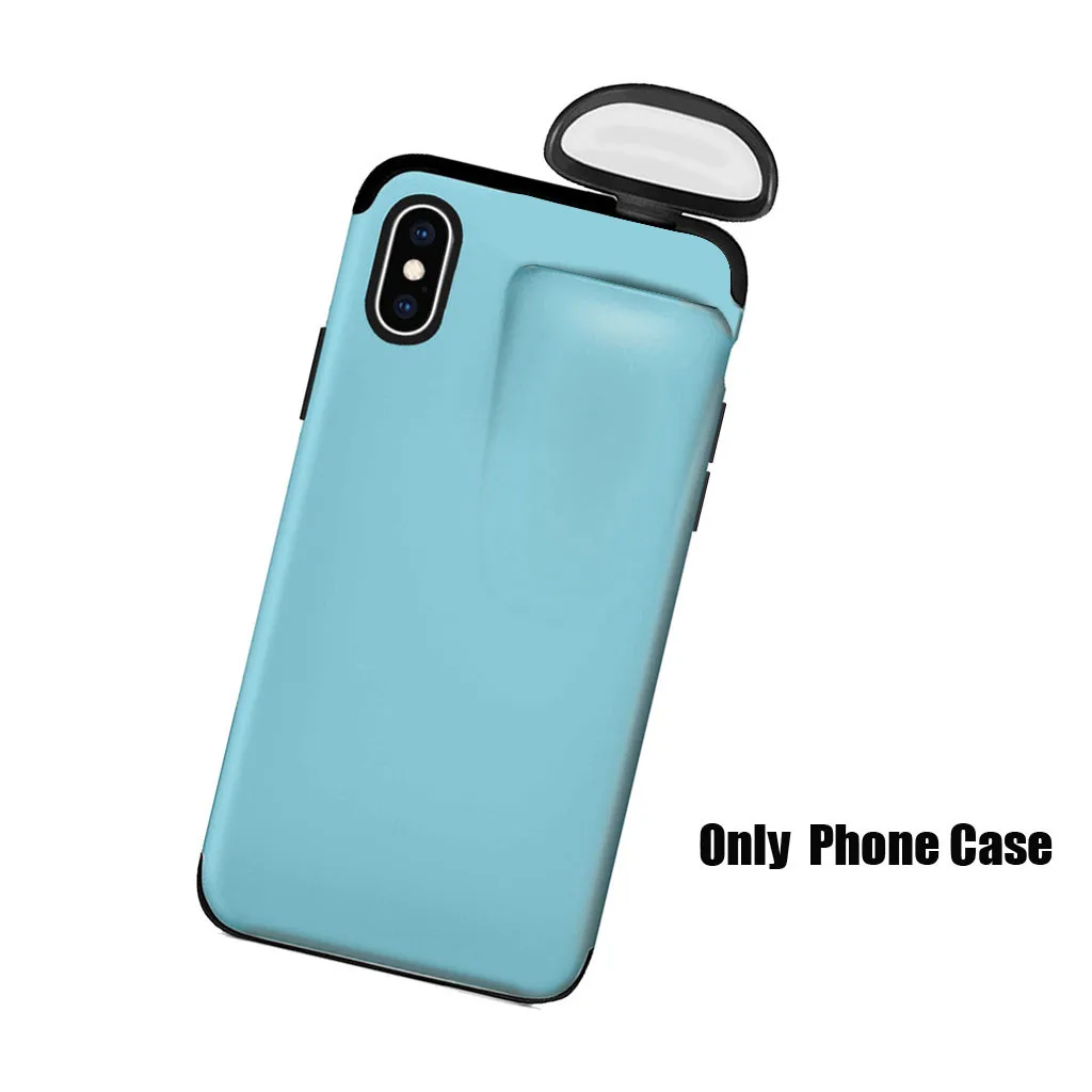 2 в 1 чехол для AirPods для iPhone 11 чехол для iPhone 7 Plus/8 Plus/X/XS Max/11 Pro Max чехол защитный чехол 19 октября
