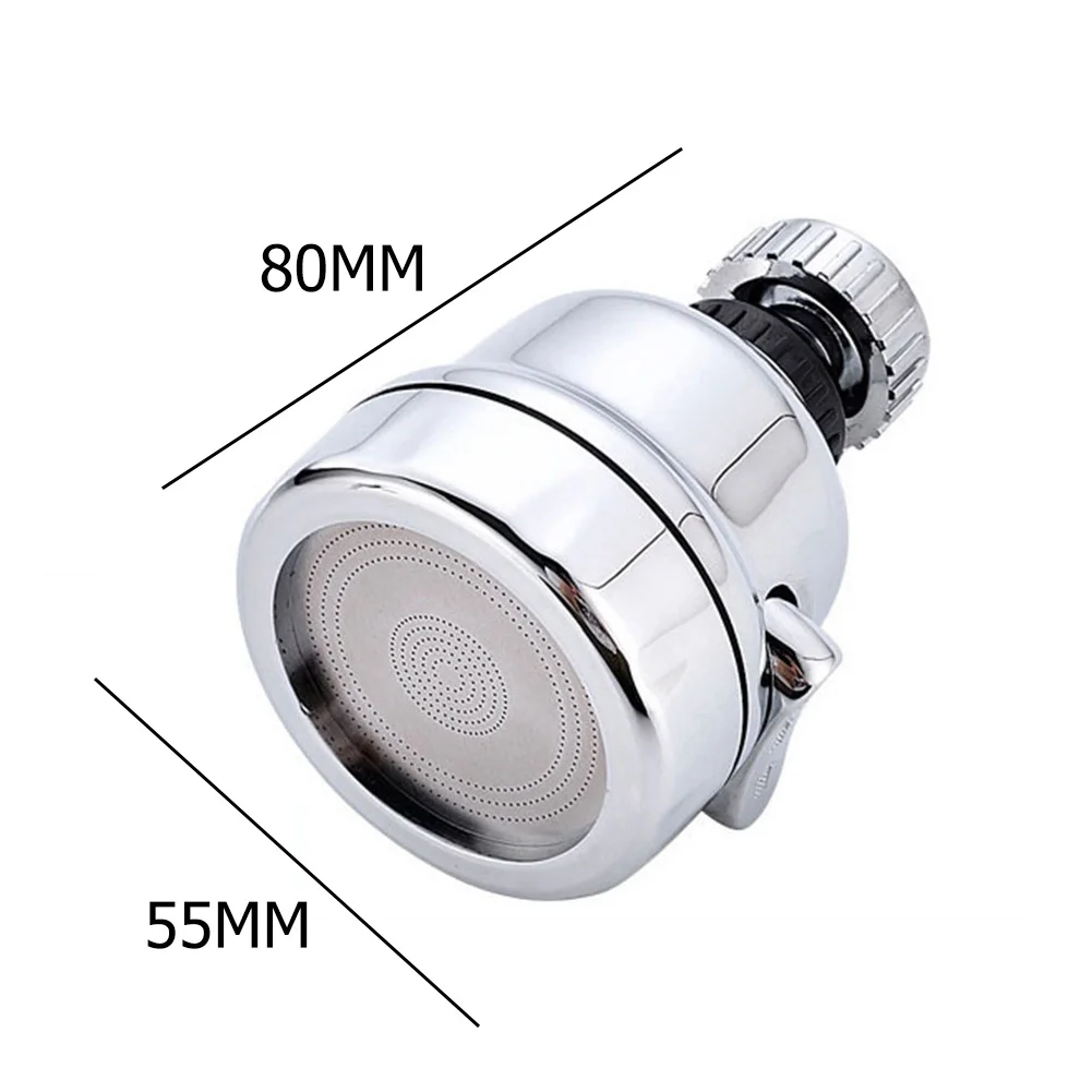 

360 Degree Faucet Nozzle Tap Filter Head Aerator Rotatable Water-saving Bubbler for Household Bathroom Decoration