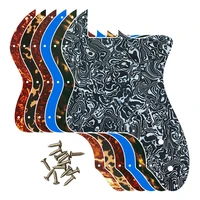pleroo guitar parts for us fd diy classic series 72 thinline tele telecaster guitar pickguard without pickup scratch plate