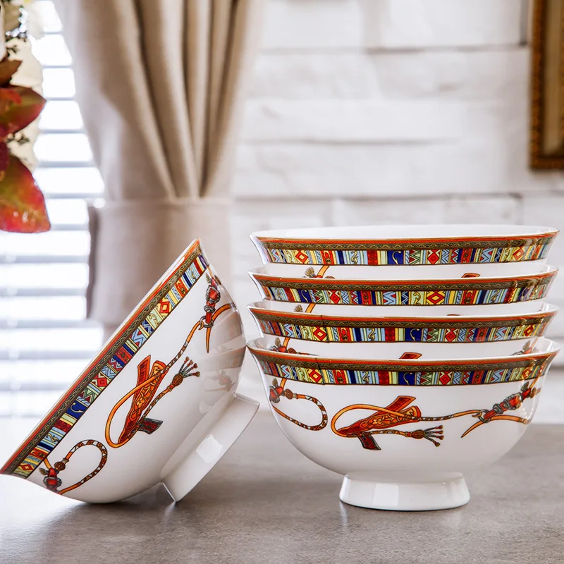 Bestellen Jingdezhen Keramik Geschirr Set Bone China Geschirr In Glasur Farbe Haushalt Geschenke Individuelles LOGO
