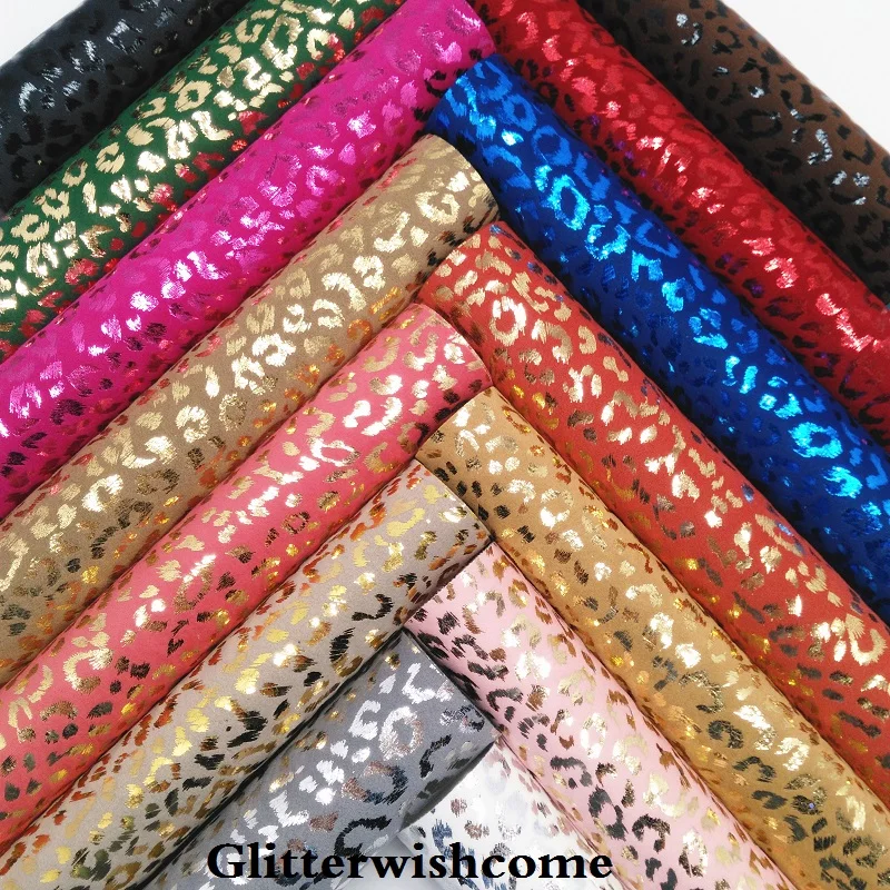 Ткань из искусственной кожи Glitterwishcome 21 х29 см Размер A4 Vinil Para Lazos листы ткань с