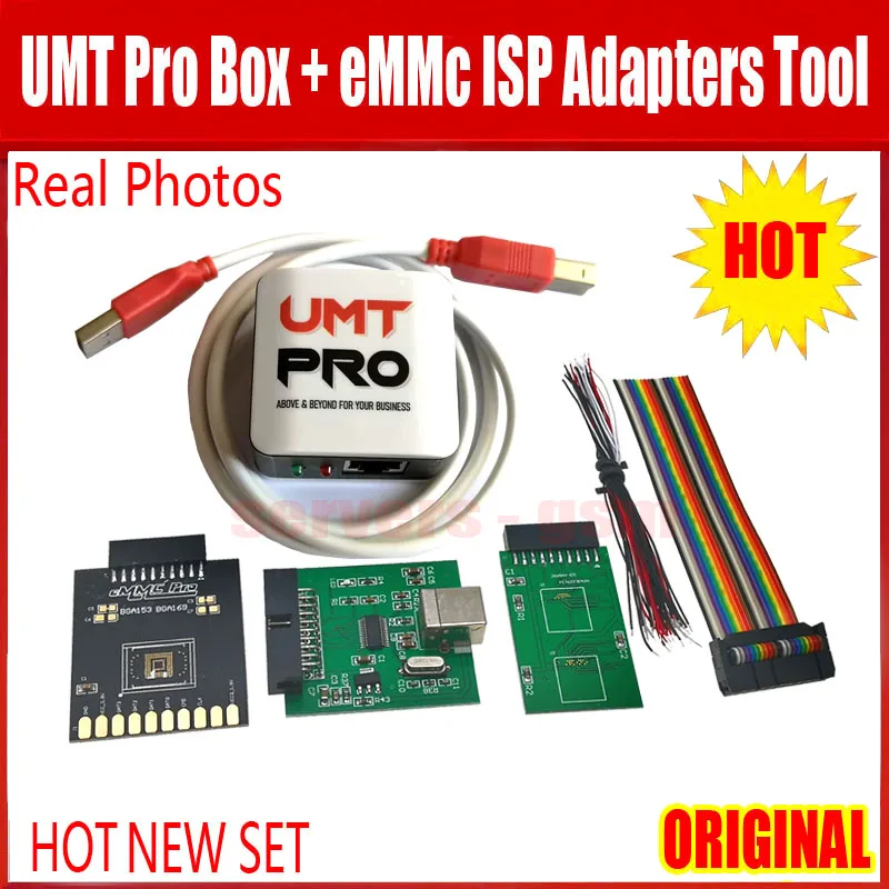 Новый оригинальный UMT Pro2 BOX /UMT + Avb 2 в 1 коробка с USB-кабелем eMMC ISP адаптеры