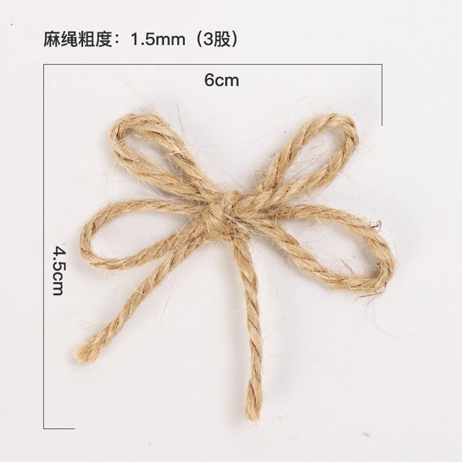 5/10 шт. натуральное джутовое кружево лента из мешковины банты для поделок