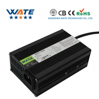 54 6v 3a charger 13s 48v li ion battery charger output dc 54 6v with cooling fan black aluminum shell