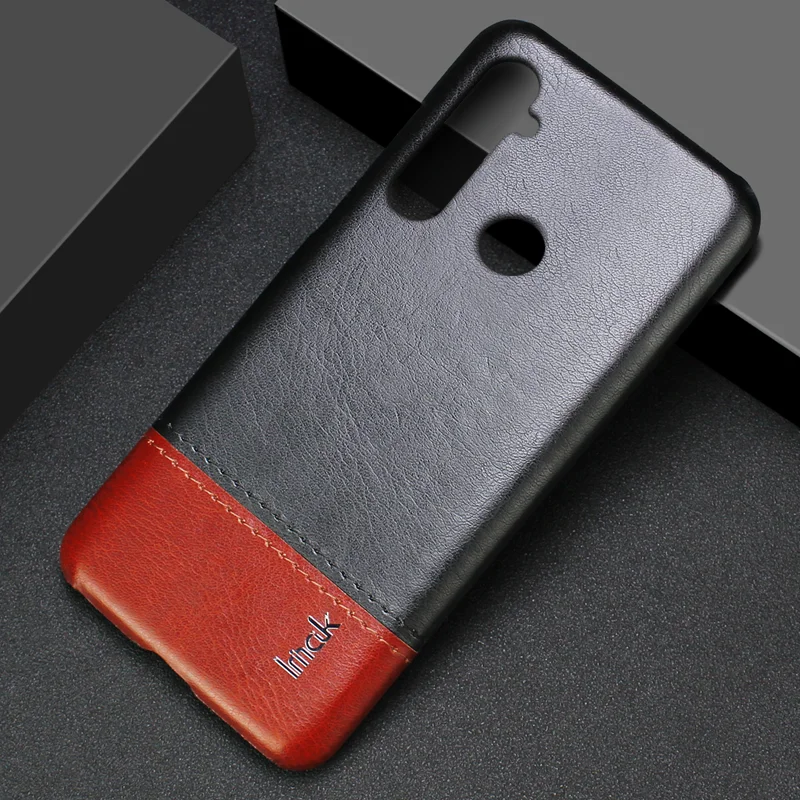 Realme 5Pro защитный чехол iMAK лаконичная кожа для Funda Oppo Realme 5 Pro чехол задняя крышка Realme5 Pro Real Me Роскошный чехол