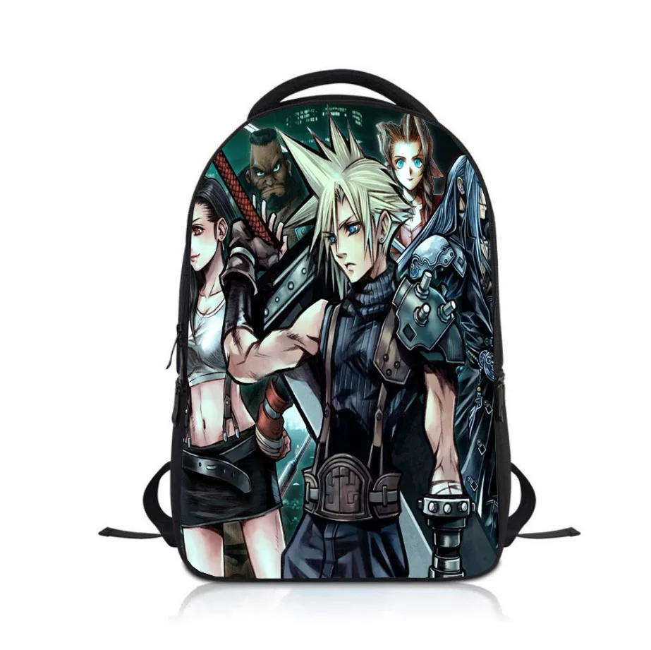 

Game Final Fantasy Students Backpack School Bag Children Cartoon Knapsack Boys Girls Rucksack Bookbag Kids Satchel