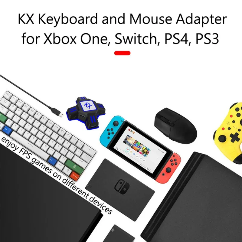 Keyboard And Mouse Adapter Portable Controller Gamepad Gaming Mice Converter For Switch/Xbox/PS4/PS3 | Электроника