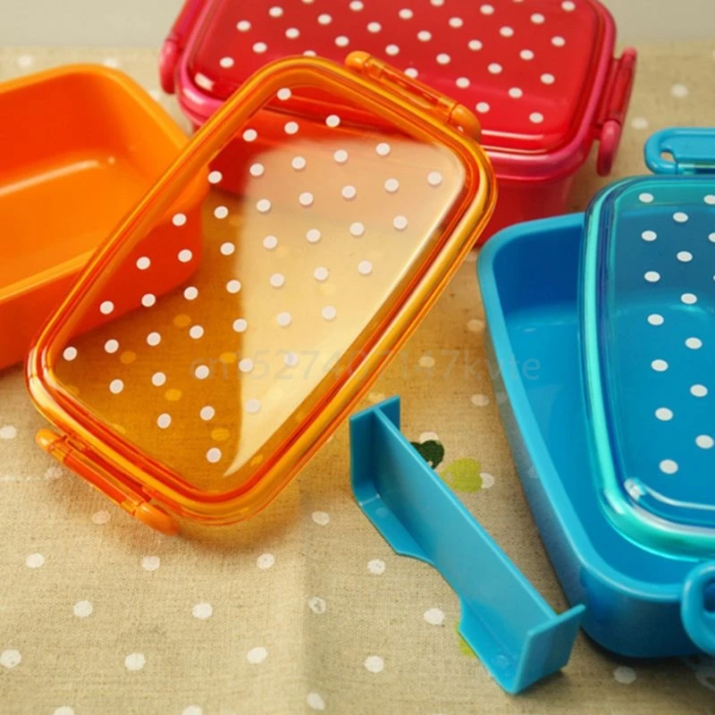 Dot Ланч-бокс для детей пикника школы контейнер хранения еды Bento суши-бокс детские