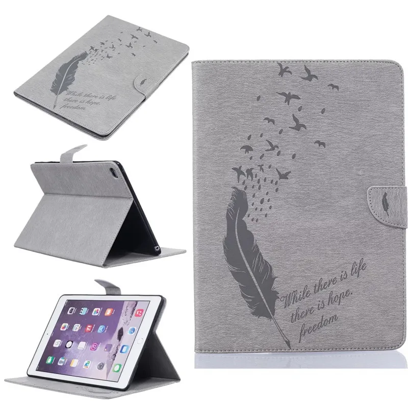 Для iPad Air 1 Чехол iPad 2013 A1474 A1475 A1476 чехол Funda ультра тонкий PU кожаный чехол с рисунком пера для iPad Air 2013 9,7 дюймов