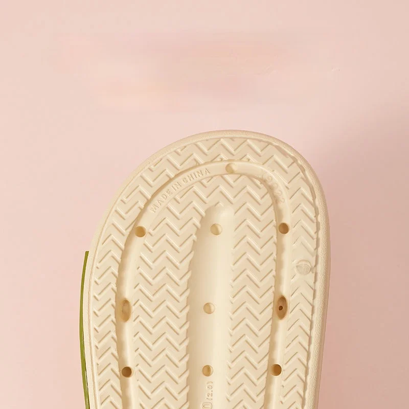 

Indoor Home Cartoon Print Slippers Women Summer New 2021 Fashion Bathroom Non-slip Soft Bottom Women Slides Kawaii Shoes
