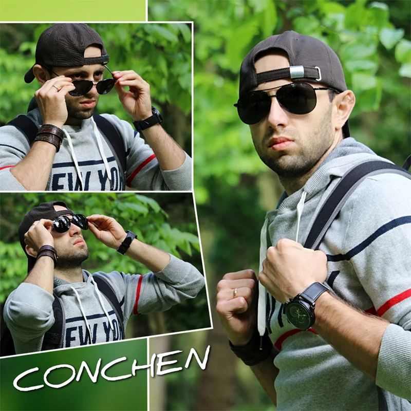 Очки авиаторы мужские/женские поляризационные в металлической оправе с