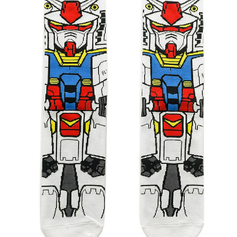 Носки Аниме GUNDAM для косплея хлопковые носки взрослых с героями мультфильмов